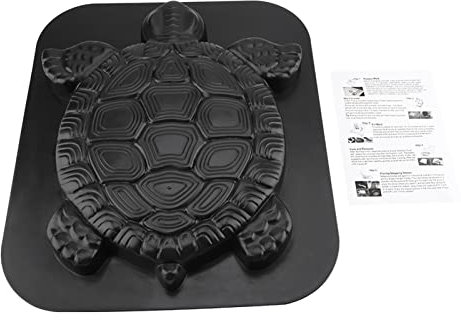 Tiiyee Molde De Piedra para Escalones En Forma De Tortuga, Pavimento, Adoquín, Tortuga, Cemento, Molde para Caminar, Decoración De Jardín, Camino, Decoración De Paisaje, para Bricolaje, Patio, Césped