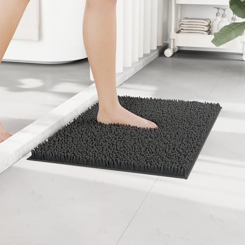RUN HELIX Dark Grey Bath Matte