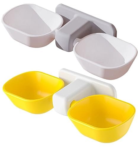 minkissy 2st Wasserspender Für Haustiere Katzenfutter Haustierteller Füttern Plastik