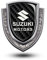ARRYEDCN Auto Emblem für Suzuki Alto VIII Hatchback, 3D Chrom Emblem Badge Aufkleber original Ersatzteil Verschleißteile Kühlergrill Emblem Car Styling,A
