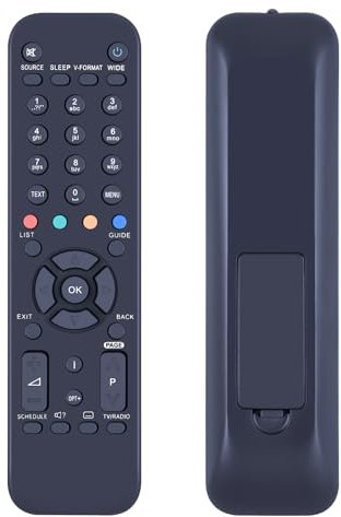 TCNOUMT Telecomando di ricambio per Humax RM-G01 HD-Fox-IR SAT, telecomando DVB-T Humax ricevitore HD Nano Basic,iCord,HD-Fox,iHDR telecomando alternativa