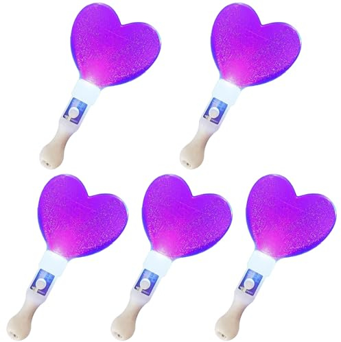 Meiliyizu Leuchtstab, Leuchtstäbe, Farbwechsel, Mini-Herz-Lampe, Geschenke für Innenräume, Wohnhaus, Neujahr, Konzert, KPOP, leuchtende Lampe