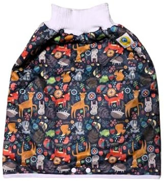Lumina Windelrock Forrest Night – Stilvoller Auslaufschutz für Babys & Kinder ab 2,5 bis 5 Jahren – Trainingshose & Überhose in der Nacht – Saugfähige Windelhose atmungsaktiv & waschbar, Größe 2