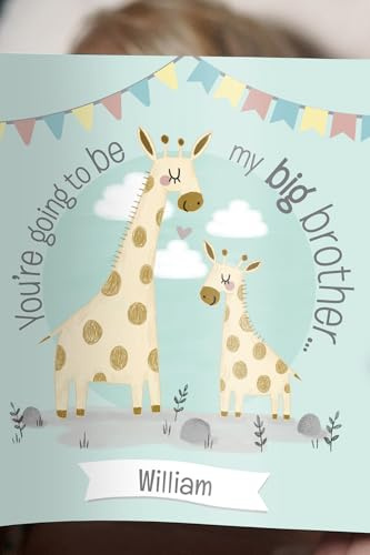 Custom Personalised Big Brother Story Book. Ideal for new baby's arrival