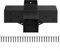 Gettimore Kit de supports de pergola en alliage d'acier pour bois de 10,2 x 10,2 cm avec vis, cadre de tonnelle de jardin en métal (A)