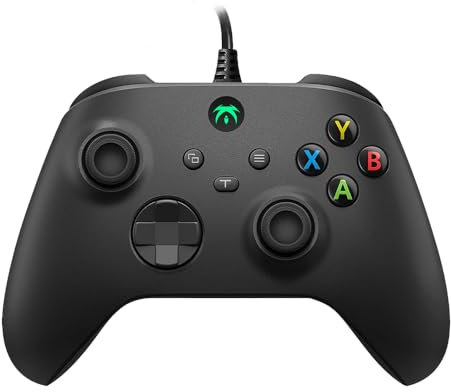 DYONDER Upgraded Wired Controller For PC Windows 11 10 8 7, Gamepad PC Joystick With Dual Vibration, TURBO, Hall Effect Triggers, Anti-Slip, No Delay Gaming Accessories