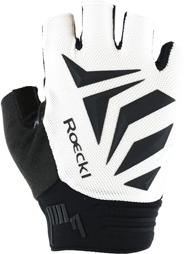 Roeckl Sports Isera 2 Fahrrad Handschuhe kurz weiß/schwarz 2026: Größe: 6.5