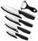 Ensembles de Couteau Ceramique Cuisine Couteau Céramique Set Couteaux de Cuisine Petit Vouteaux Viande Noir