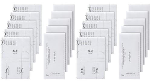 20 pezzi di filtri per aspirapolvere Miele,10 filtri di protezione motore & 10 filtri di scarico, Miele Complete C1/C2/C3, Compact C1/C2, Classic C1, Dynamic U1, serie S200-S899, serie S2000-S8999