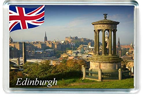 H362 Edinburgh Jumbo Fridge Magnet UK Travel Refrigerator Magnet
