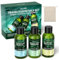 Reise-Bade- und Haarset, Rosmarin-Shampoo, Spülung und Teebaum-Duschgel, gegen Schuppen und juckende Haut, 3,38 oz Reisegröße (3 Stück)