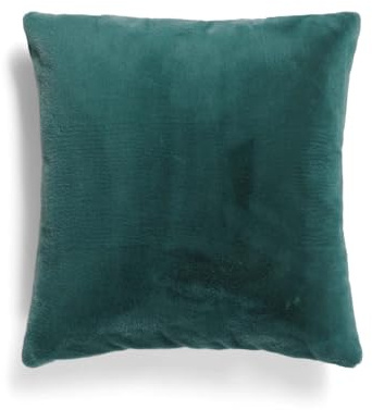 ESSENZA Dekokissen Furry Reef Green, 50x50 cm - 100% Polyester - Uni