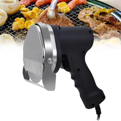 Electric Kebab Slicer, Handheld Electric Kebab Meat Slicer 80w 3000rpm, Adjustable Cutting Thickness with 0-8mm, Electric Knife for Home Roast Meat Shops and Restaurants