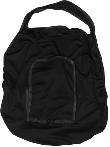 Kinderwagen Sonnenschutzdach mit UV Schutz, Schwarz | Zweilagiges Spandex Baumwolle Design, Fenster zur Sichtkontrolle, Winddicht und Atmungsaktiv