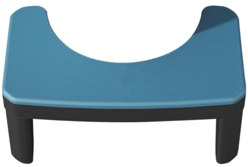 Parliky Tabouret de Toilette la Turque pour Adultes en Pp Léger Design Ergonomique, Tabouret de Salle de Bain Antidérapant Salle de Bain