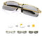 TJUTR Polarisierte Sonnenbrille Herren Photochromatisch Sports Fahrradbrille Selbsttönend Autofahrer Durchsichtig brille mit Färbungsgradient