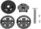 Bike Stem Odometer Holder, 5 Colors Mountain Road Bicycle Computer Holder Stem Top Cap Stopwatch GPS Speedometer Mount for Cat Eye, Bryton, Blackbird, Vigpsport(Black)