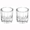 Plato de cristal transparente,2 piezas uñas acrílico líquido tazas de uñas acrílico líquido polvo Dappen plato de uñas vaso de cristal cristal