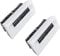 Mayhow Surgical Scrub Brush Nails Brush 2 PCS Non-Disposable Sterile Nail Hand Brush Nail Scrubber with Nail Cleaner Hand and Nail Brush Double-Sided Cleaning Scrub Brush (White-2PS)