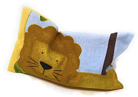 MB Kinder Kirschkern-Säckchen Kissen Wärmekissen Kühlkissen für Microwelle oder Ofen, 21x13 cm 200g MIT INNENKISSEN und WASCHBAREM Außenkissen Home-Made in Germany (Loewe)