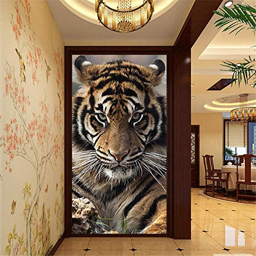 Nicole Knupfer DIY 5D Diamant Painting Full Set, Tiger Crystal Strass bordado Diamantes pintura decoración para Home Wall Decor., 60 x 100cm