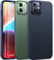 TORRAS 2025 Neu 0.07cm Dünn für iPhone 12 Hülle, iPhone 12 Pro Hülle Ultra Dünn [Wie Original iPhone] Slim Handyhülle, Case [Unzerbrechlich Rundum Schutz] Schutzhülle, Schwarz