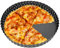 Agatige Non Stick Pizza Tray, Carbon Steel Deep Pie Dish Crusty Bake 20 cm Perforated Quiche Tin Deep Quiche Tins with Loose Base Non-Stick Fluted Tart Tin, Tart tins for Baking