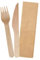 Avlash ® Pack of 200 Wooden Disposable Knives & Forks, Compostable & Biodegradable Disposable Wooden Cutlery Set, Plastic Free, Eco Friendly - (100pcs Knife & 100pcs Fork)