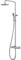 IMEX - Conjunto barra de ducha termostática - Columna de ducha con Rociador redondo y mango de ducha - Grifos de ducha Acero Inoxidable apto para exterior S316 MOSCU - BTK017/AC