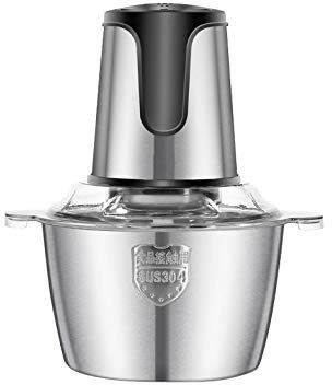 Samnuerly Picadora de Carne de Acero Inoxidable, máquina picadora automática eléctrica, picadora doméstica, procesador de Alimentos