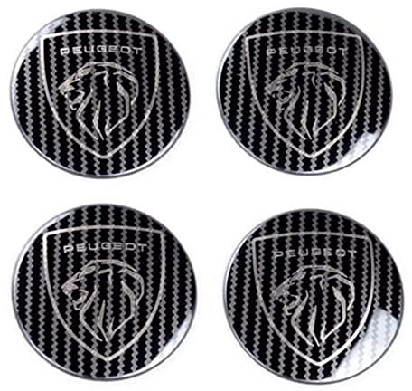 WOAFEY Nabendeckel 4 STÜCKE 56mm für Peugeot 5008 4008 3008 2008 508 408 308 208 RCZ Car Rad Center Hub Cap Auto Styling Felgen Abdeckung Badge Emblem Aufkleber Radnabenkappen
