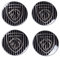 WOAFEY Nabendeckel 4 STÜCKE 56mm für Peugeot 5008 4008 3008 2008 508 408 308 208 RCZ Car Rad Center Hub Cap Auto Styling Felgen Abdeckung Badge Emblem Aufkleber Radnabenkappen