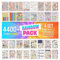 colortouch Planer Stickers Set - 4400+ Stück, 56 Blatt Aufkleber für Monatsplaner - Scrapbook Sticker Fotoalbum für Kalender, Planner, Organizer, Agenda, Journal, Notizbuch, Bullet Journal - Saisonal