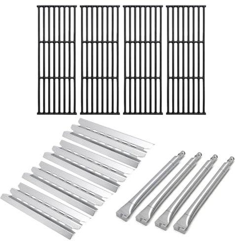 Ersatzteile für Broil King 9221-64, Baron 440, Baron 420, Baron 320 & 490, 9221-54, 9221-67, 9211-54, Ersatz für Broil King Grillroste 9221-64 & Broil King 9221-64 Heizplatten & Brenner