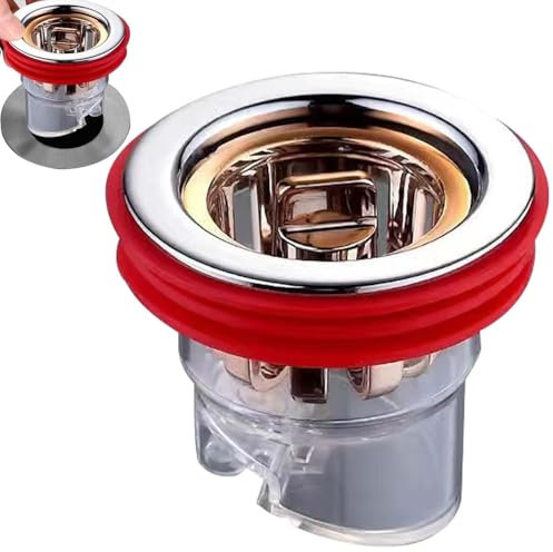 Scolo del pavimento anti-odore | Tappo di scarico per pavimenti doccia antiodore, valvola di ritorno, drenaggio e prevenzione del riflusso, chiusura automatica del capello per la prevenzione