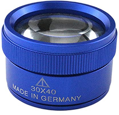 Loupes 30x Juwelierlupe Glas Monokel Auge Tragbare Taschenleselupe Optik Lupe Lupe Lupe
