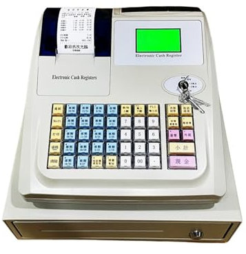 BINGNU Registrierkasse, Elektronische Registrierkasse, Registrierkasse geeignet for Restaurants/Supermärkte/Bekleidungsgeschäfte/Hamburgerläden/Milchteeläden Für Kleinunternehmen, Einzelhandel