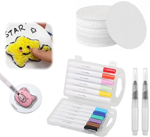 atnayo 54pcs Magic Foam Texture Painting Kit, Diy 3d Foam Texture Painting Paper, Magic 3d Art Set