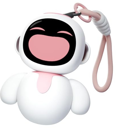 Eiliko – Tu pequeño robot interattivo compañero | Conversaciones con IA, caras expresivas y personalidades únicas | Amuleto de personaje portátil del universo Eiliko