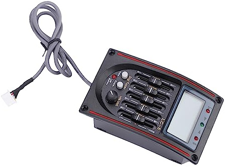 Jauarta LCD 5-Band Akustikgitarre Preamp EQ LC-5 Equalizer Tuner Piezo Pickup