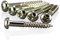 6 x VANSON Chrome Dome Head Tremolo/Bridge Screws for Stratocaster Type Guitars (Chrome)