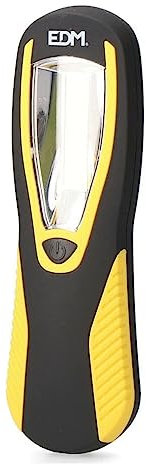 EDM 36380 Linterna led, 3 W, Amarilla Negra, Normal