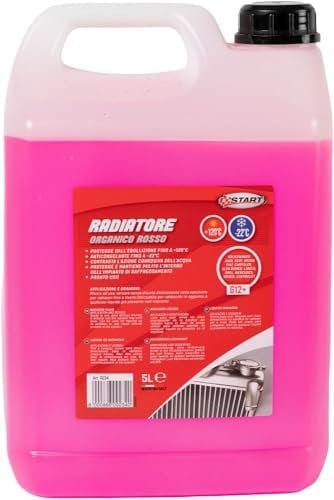 Liquido radiatore Rosso 5L -22°C per Motori monoblocco in Alluminio