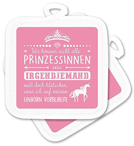 die stadtmeister Topflappen-Set Wir können Nicht alle Prinzessinnen Sein, irgendjemand muß doch
