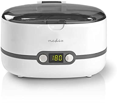 NEDIS Ultraschall-Schmuck-Reiniger - Netzstromversorgung - 230 V AC 50 Hz - Euro/Typ-C (CEE 7/16) - Weiss - Kunststoff