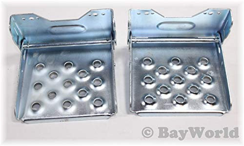 BayWorld 2 St Trittstufe Anhänger Bordwand Klapptritt LKW Ladeklappe Steighilfe
