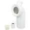 WC Bogen mit Waschmaschinen Auslass Anschlussbogen 110 mm 90° Toilette Winkel