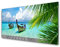 Tulup Impression sur Verre Trempé 100x50cm - Plastique Imprimés Tableau Décoration Déco Mural Moderne Design - Bateau Paysage Mer