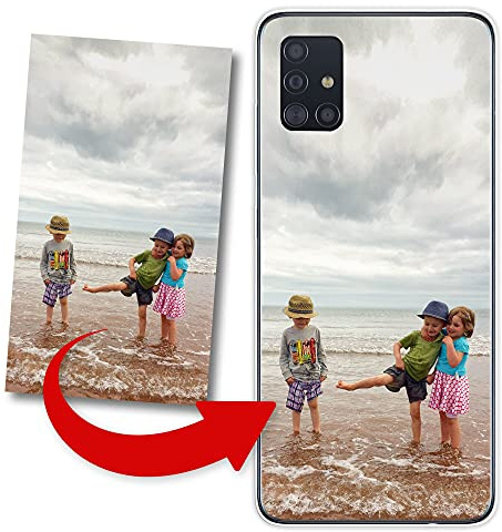 KX-Mobile Hülle für LG K61 Handyhülle personalisiert mit deinem Wunschmotiv Schutzhülle aus weichem Silikon TPU Softcase