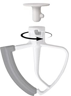 GZ Design Set of 4 Holder Storage for KitchenAid Accessory Stirrers Such as Flat Stirrers Whisk Dough Hooks (Black)